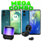 MEGA COMBO DUPLA G04S 4/256GB AZUL Y VERDE+ BOCINA WORRYFREE + MOTO BUDS 065