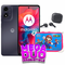 MOTOROLA G04S 4/128GB NEGRO + MOTO BUDS 065 + TABLET KIDS D9 6/256GB ROSA