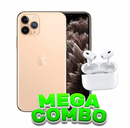 IPHONE 11 PRO 256GB DORADO NUEVO+ AUDIFONOS TIPO AIRPODS PRO