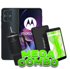 Mega Combo Moto G54 5g 8/256gb negro + Tablet Xmobile x8 pro 3/64gb negro + Termo tipo stanley negro