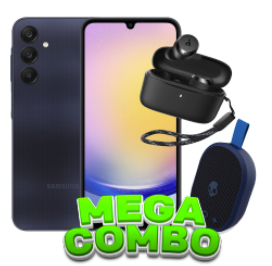 Mega Combo Samsung A25 5g 6/128gb negro + Anker soundcore A25i + skullcandy ounce