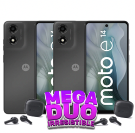 DUO MOTO E14 2/64GB GRIS+ DUO MOTO BUDS 065