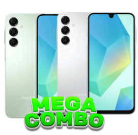 MEGA COMBO SAMSUNG A16 6/128GB BLANCO Y VERDE