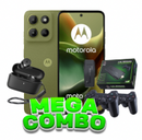 Mega Combo Moto G15 4/256gb verde+ Video Juego Game Stick negro + Anker soundcore A25i