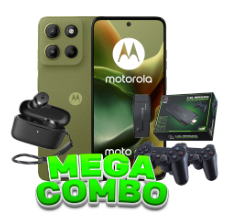 Mega Combo Moto G15 4/256gb verde+ Video Juego Game Stick negro + Anker soundcore A25i