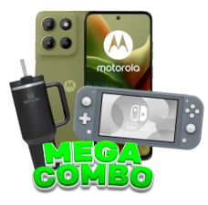 Mega Combo Moto G15 4/256gb verde + Termo estilo Stanleyh negro + nintendo switch lite gris
