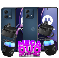 MEGA DUO MOTO G84 5G 12/256GB AZUL OSCURO + DUO ANKER SOUDCORE A25I + DUO BOCINA WORRYFREE WSC-02