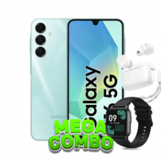 Samsung A16 4g 6/128gb verde +Anker Soudcore A25i + Aukey Smartwatch 1 pro