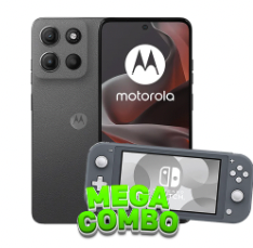 Motorola G15 4/256gb gris + Nintendo Switch lite gris